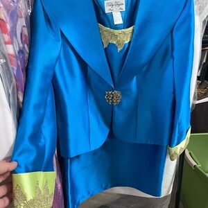 Elegant Blue Women's Jacket Tally Taylor